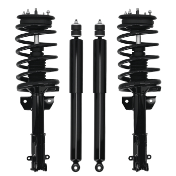 4pcs Rear Front Struts Assembly compatible for Ford Mustang 2005-2010 4.0L 4.6L 5.4L
