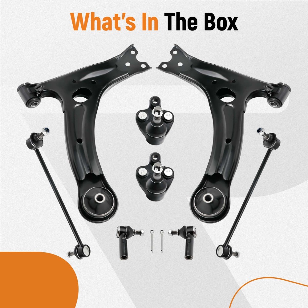 Suspension Kit Front Struts w/Control Arms compatible for Toyota Matrix 2003-2008 172117