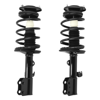 Set 4 FrontRear Struts w/ Spring For 2003-2008 compatible for Toyota Matrix compatible for Pontiac Vibe compatible for FWD