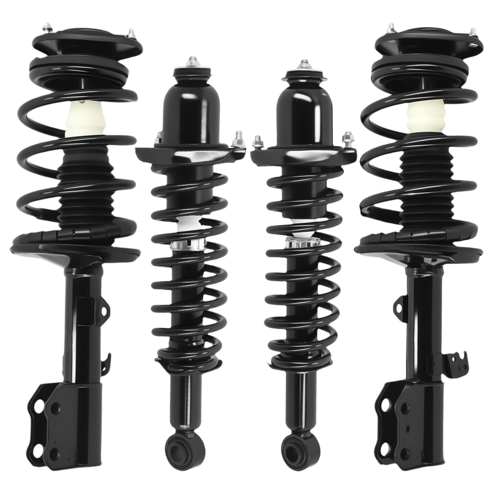 Set 4 FrontRear Struts w/ Spring For 2003-2008 compatible for Toyota Matrix compatible for Pontiac Vibe compatible for FWD