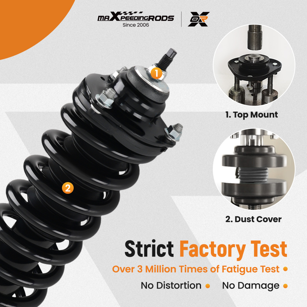 FrontRear Quick Shock Struts Absorber compatible for Toyota 4Runner FJ Cruiser 2003-2020