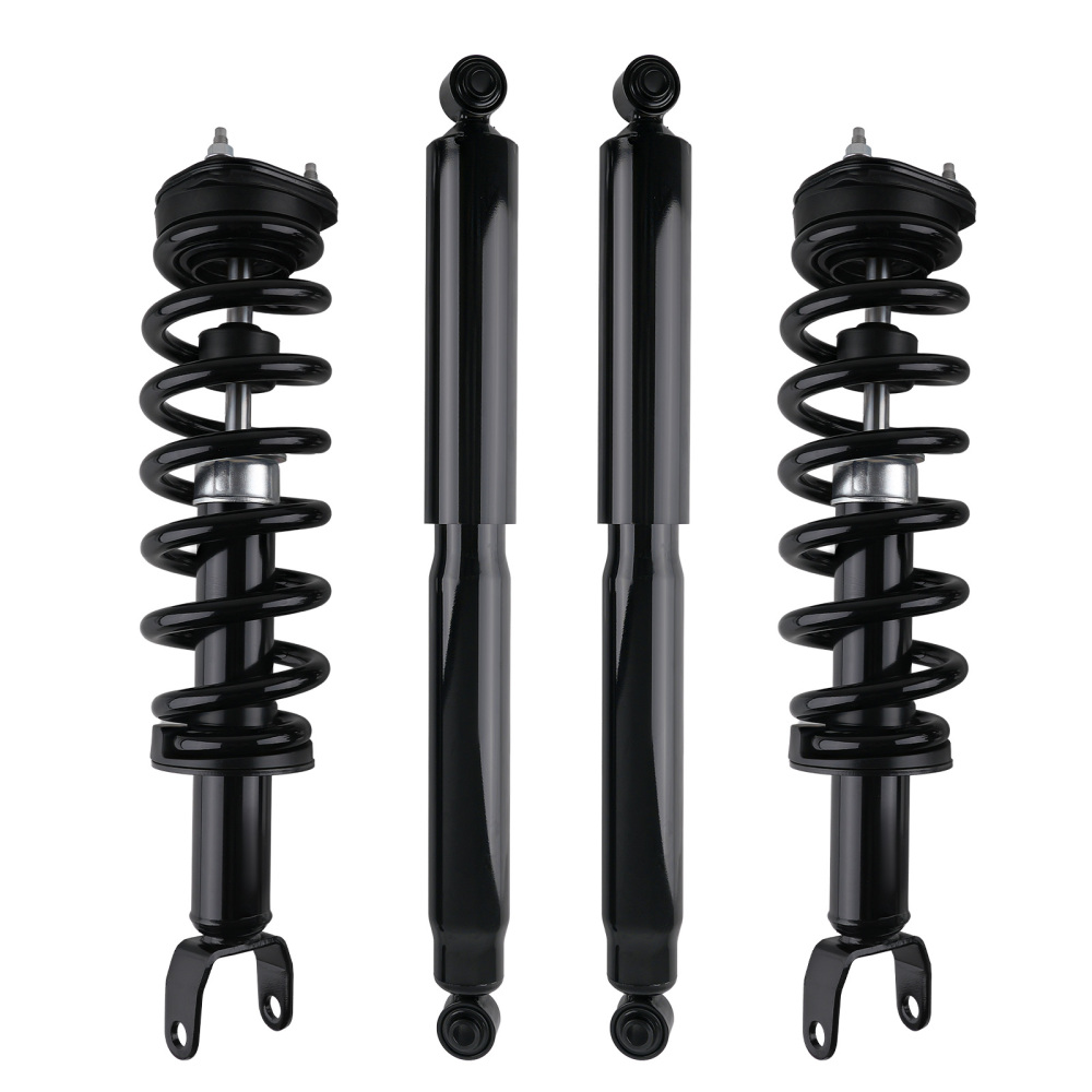 4x Front Rear Complete Shocks Struts Coil Spring compatible for Ram 1500 2011-2018 4WD