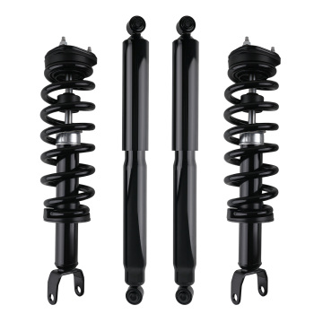 4x Front Rear Complete Shocks Struts Coil Spring compatible for Ram 1500 2011-2018 4WD