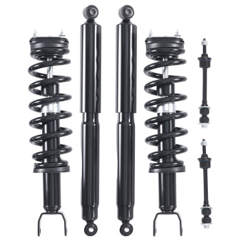 6pcs Suspension Rear Front Struts Assembly compatible for Dodge Ram 1500 2009-2010 4WD