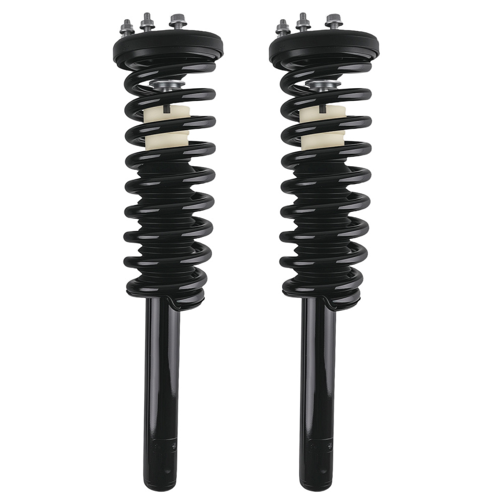 Front Rear Struts w/ Coil Spring Assembly Sway Bars Kit compatible for Honda Accord 2003-07