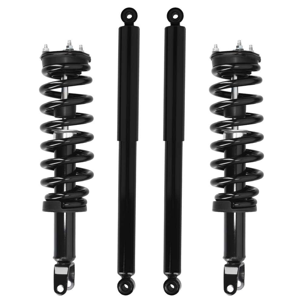 4x Front + Rear Struts w/Coil Spring compatible for Dodge Ram 1500 2006-2008 3.7L 4.7L 5.7L