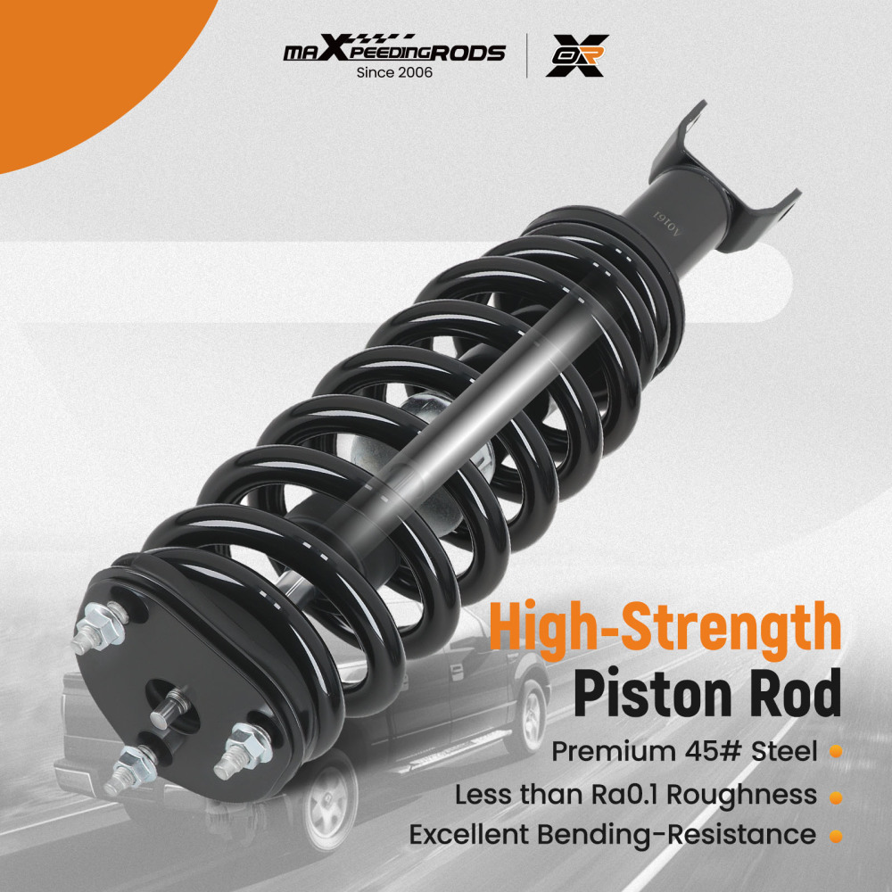 4x Front + Rear Struts w/Coil Spring compatible for Dodge Ram 1500 2006-2008 3.7L 4.7L 5.7L