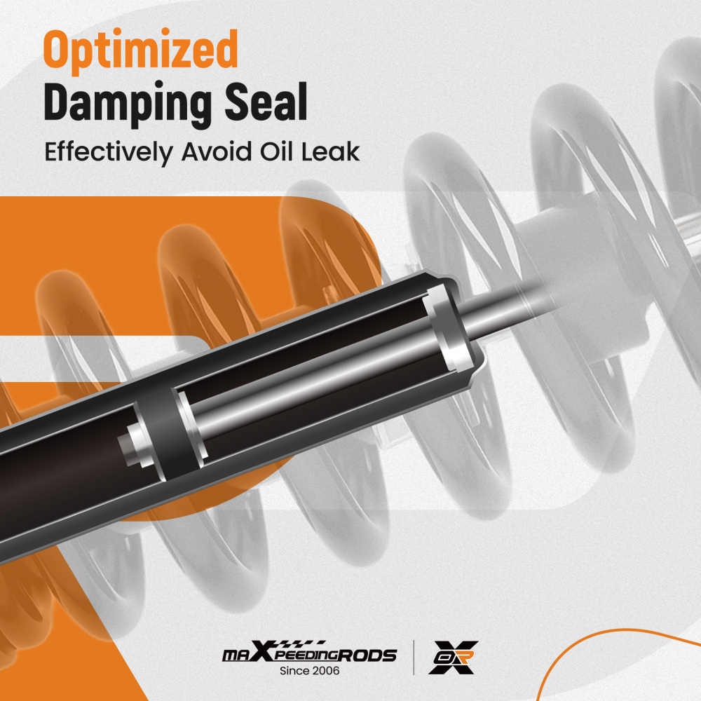 4x Front + Rear Struts w/Coil Spring compatible for Dodge Ram 1500 2006-2008 3.7L 4.7L 5.7L