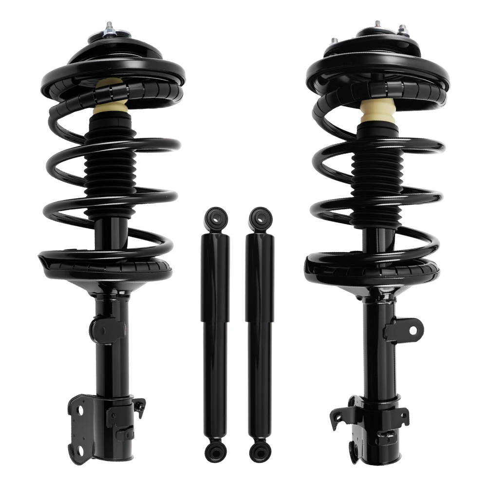 1 Set Front+Rear Shock Struts Absorbers Assembly For 1999-2004 compatible for Honda Odyssey