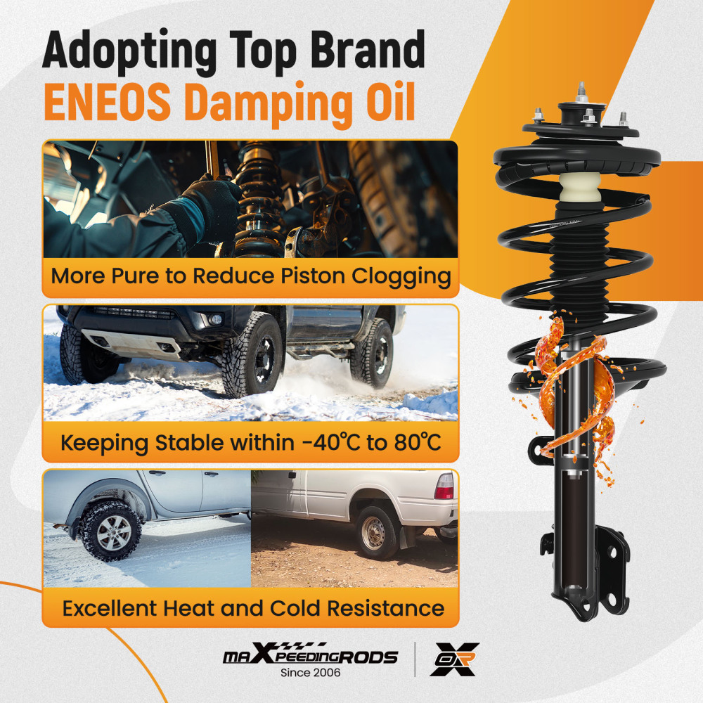 4x Shock Absorbers Struts compatible for Honda Odyssey 1999-2004 FrontRear LeftRight