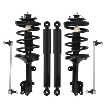 FrontRear Struts Assembly w/ Sway Bar End Links For 1999-2004 compatible for Honda Odyssey