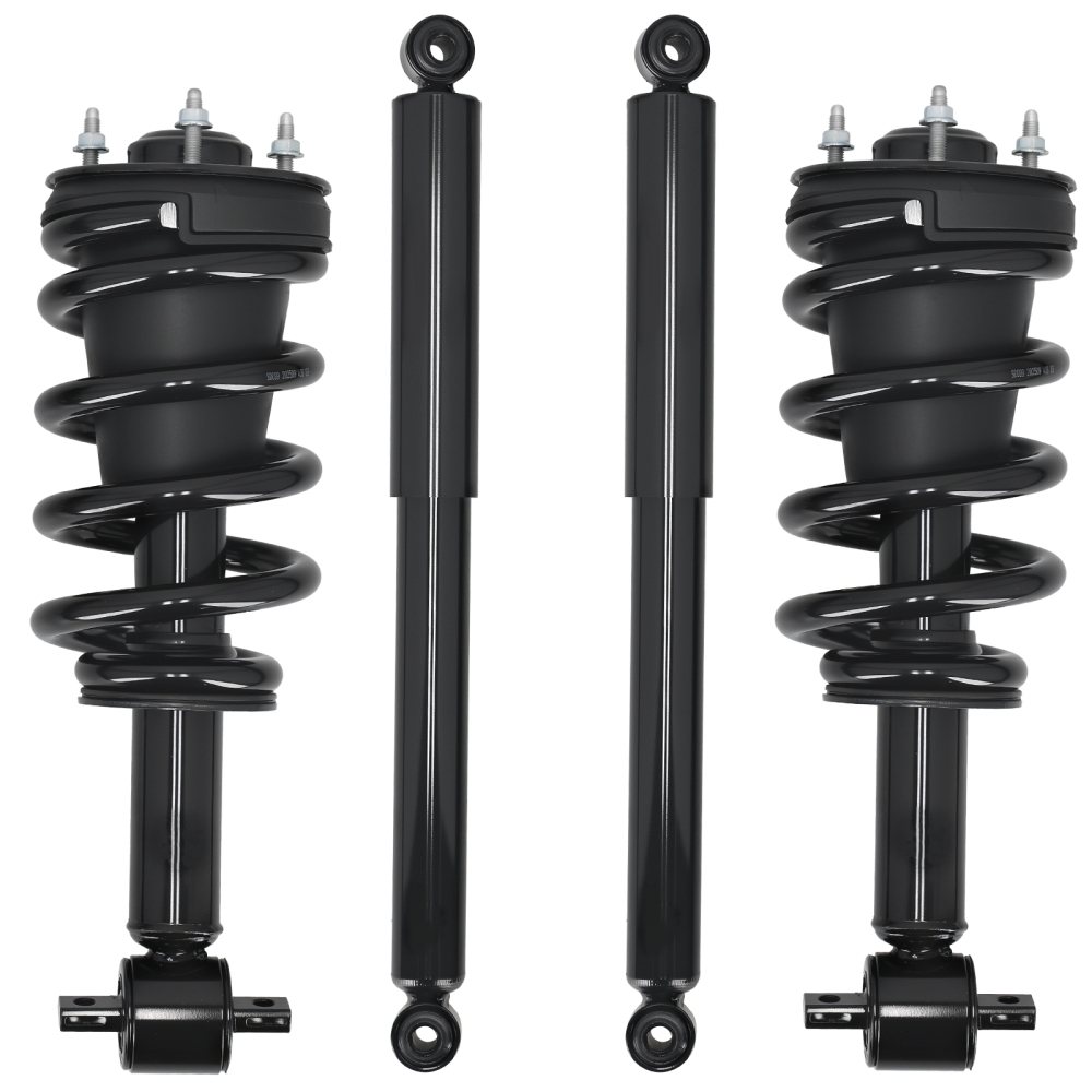 4 Shocks Struts Assembly compatible for Chevrolet Silverado GMC Sierra 1500 2007-2013 RWD
