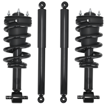 4 Shocks Struts Assembly compatible for Chevrolet Silverado GMC Sierra 1500 2007-2013 RWD