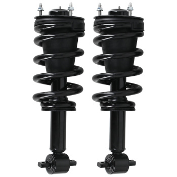Front Struts Sway Bars Rear Shocks for 2007-2013 compatible for Chevy Silverado GMC Sierra 1500