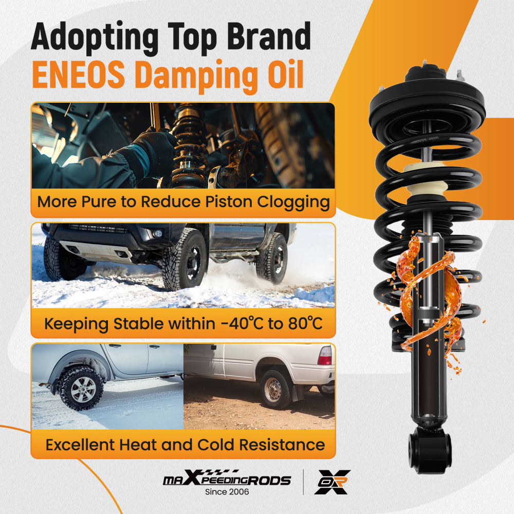 Quick Complete Rear Strut w/ Coil Spring compatible for Lincoln Navigator 2003-2006