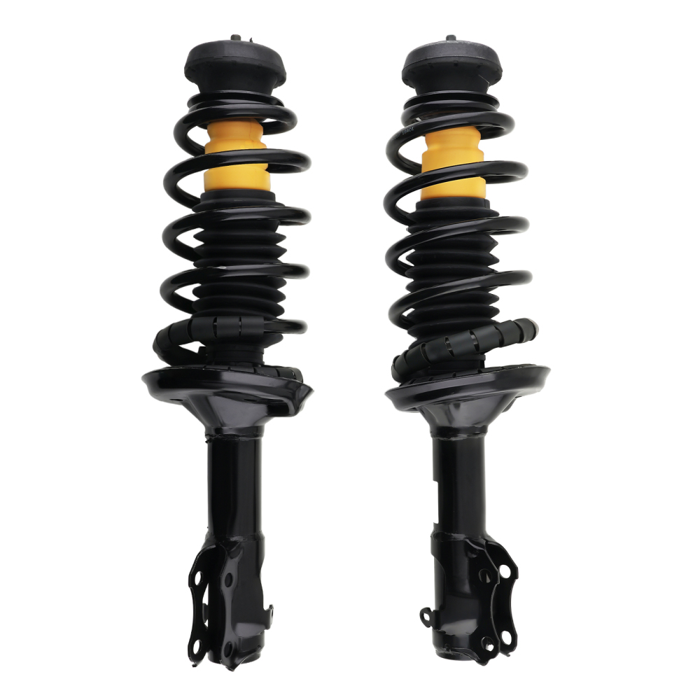Pair Front Complete Struts w/Coil Springs compatible for Volkswagen Jetta 1993-1998 NEW