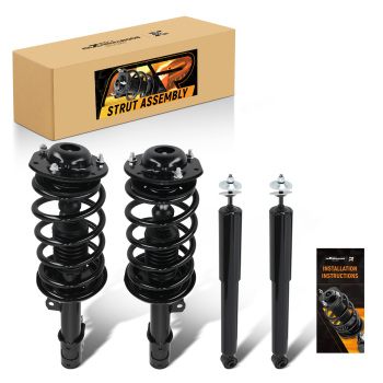 Front+Rear Shock Struts compatible for Chevy Malibu MAXX compatible for Pontiac G6 compatible for Saturn Aura 2004-2012