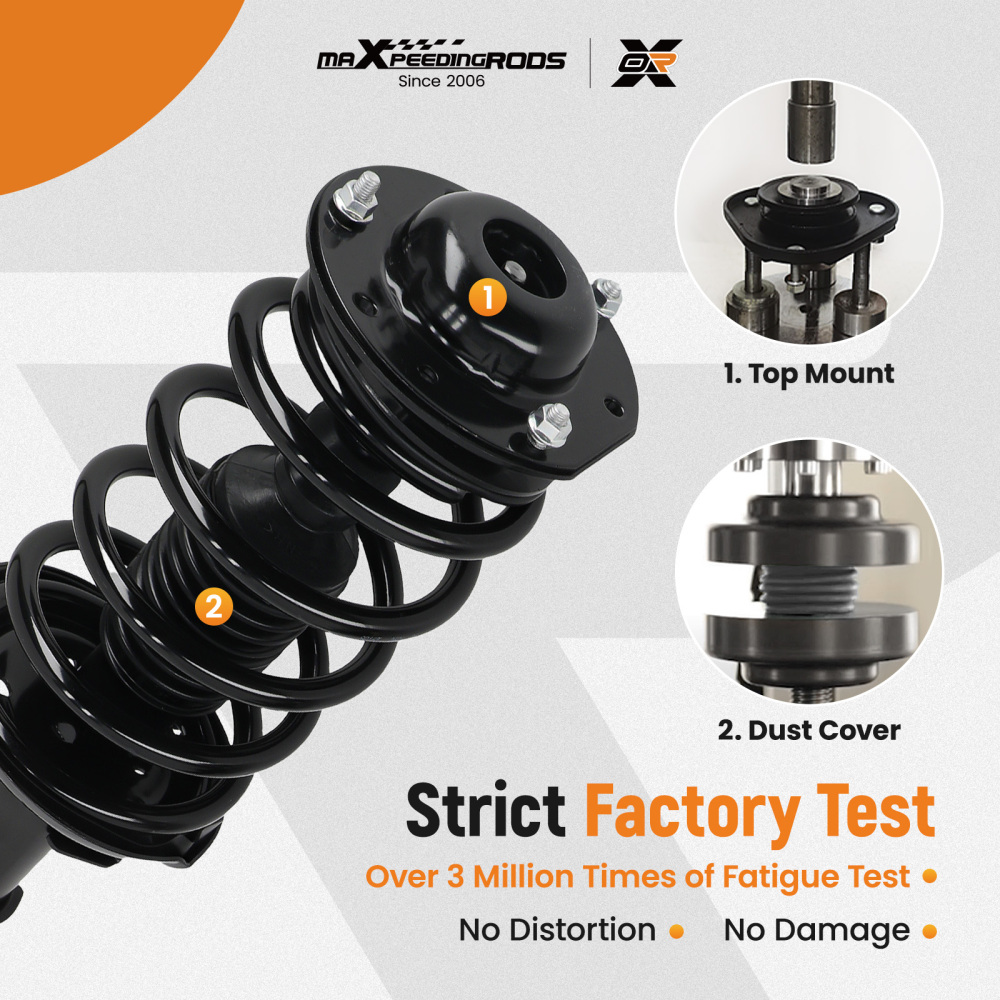 Front+Rear Shock Struts compatible for Chevy Malibu MAXX compatible for Pontiac G6 compatible for Saturn Aura 2004-2012