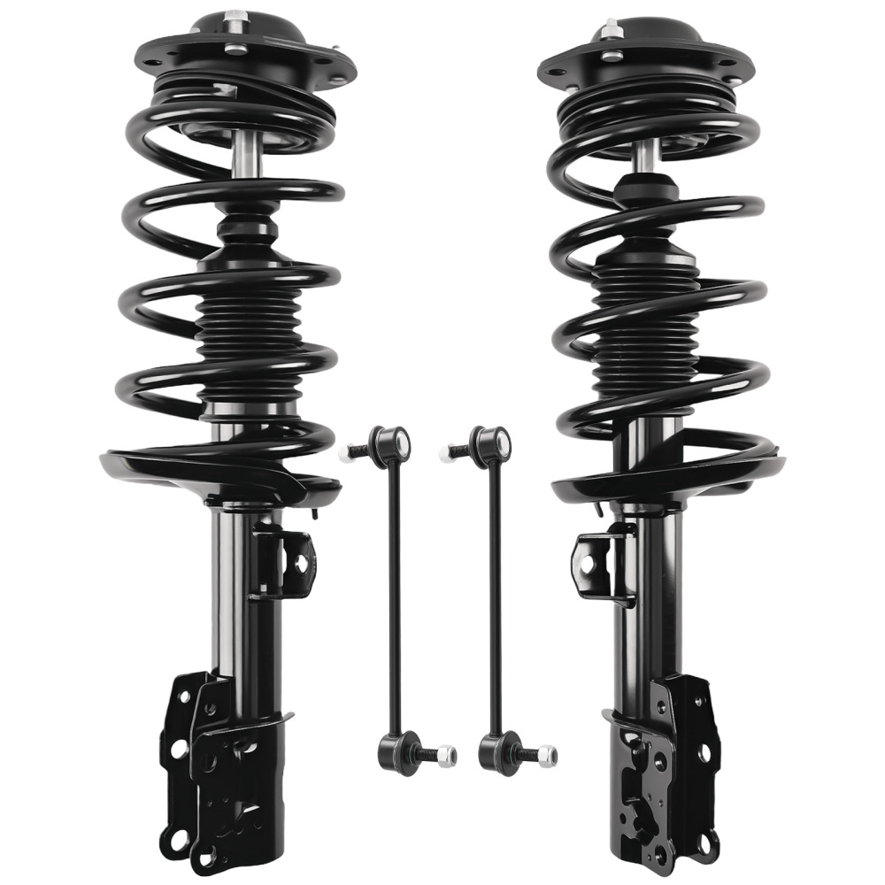 Front Coil Spring StrutsSway Bars For 2004-2012 compatible for Chevy Malibu Pontiac G6 Aura