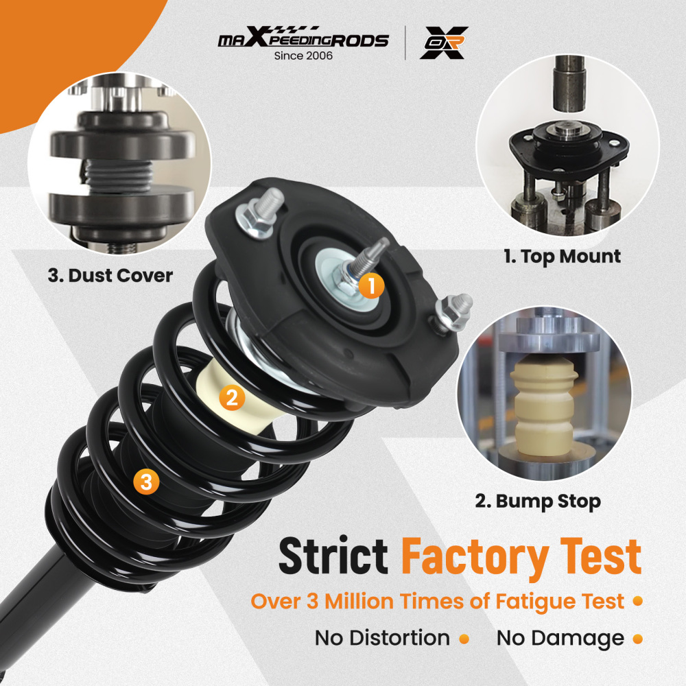 Quick Complete Rear Struts Assembly compatible for Infiniti I30 2000-2001 I35 2002-2004