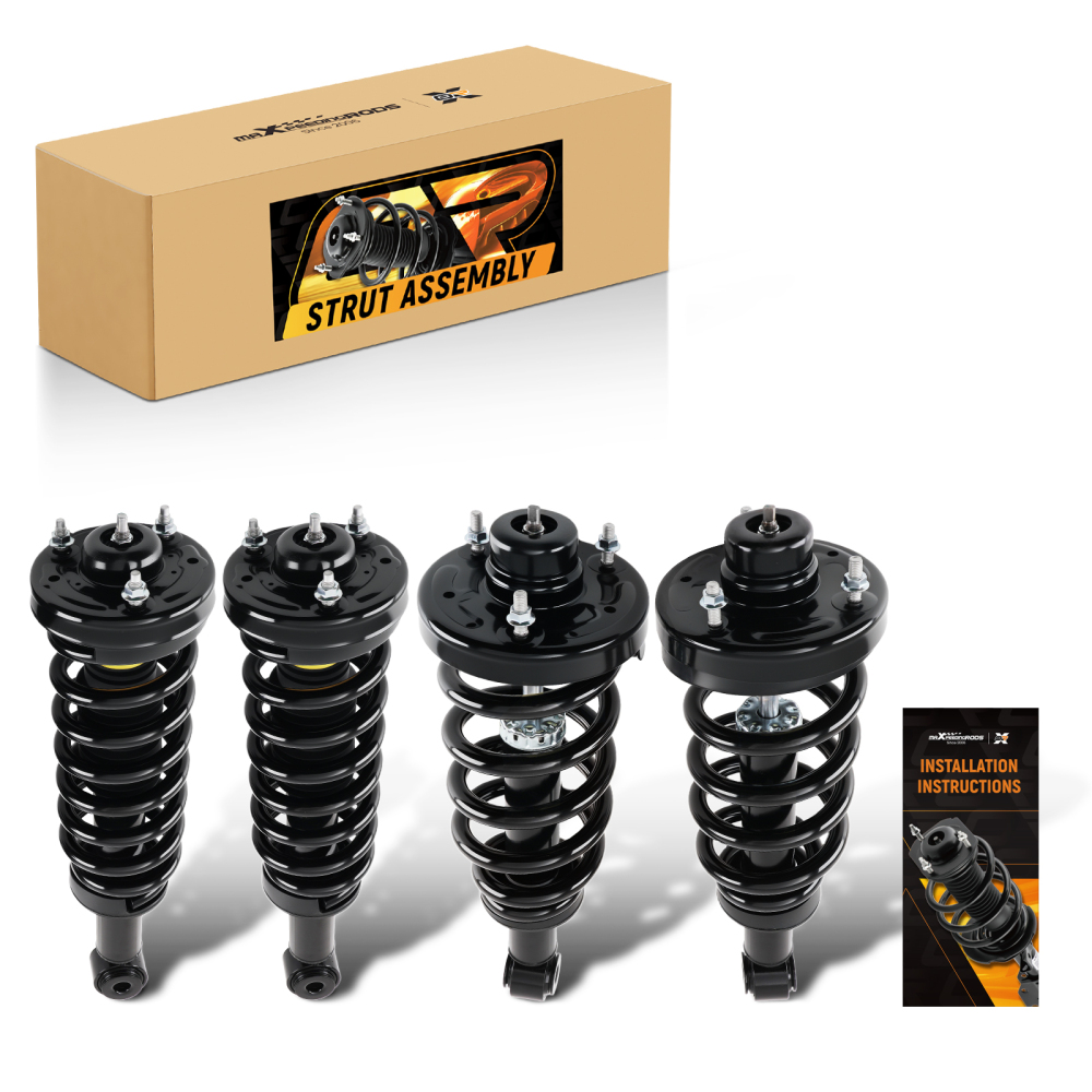 4x Front + Rear Struts w/Coil Spring compatible for Ford Expedition 2007-2013 5.4L