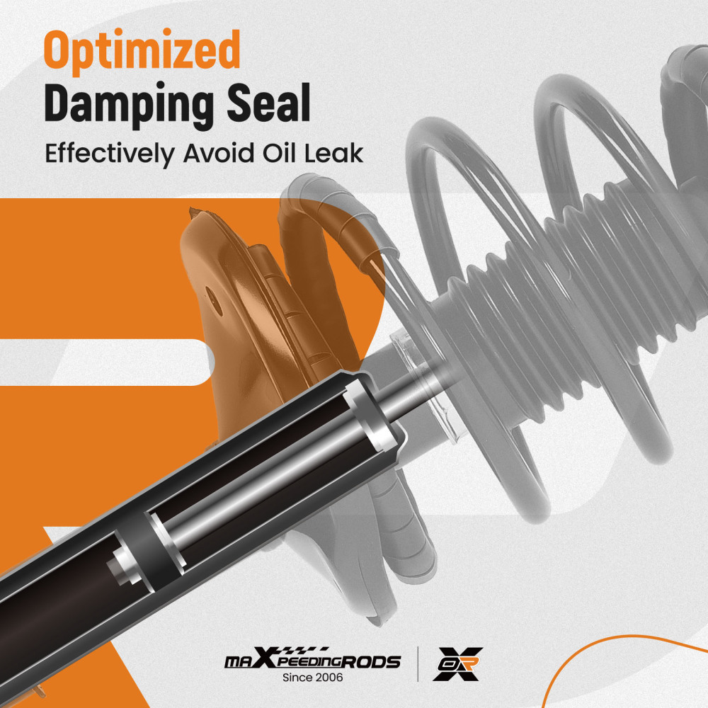 Pair (2) Front StrutsCoil Spring Assembly for 1992 - 1996 compatible for Toyota Avalon compatible for Camry