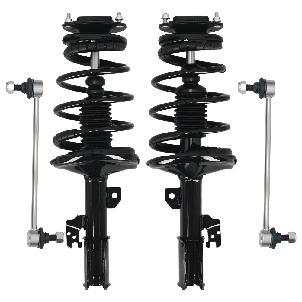 4x Front Complete Strut Sway Bar Link Kit For 2002 2003 compatible for Toyota Camry Lexus ES300