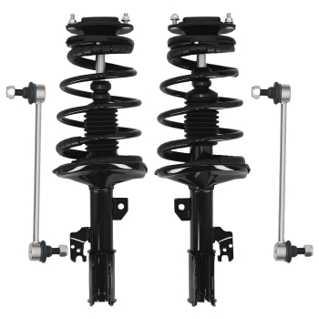 4x Front Complete Strut Sway Bar Link Kit For 2002 2003 compatible for Toyota Camry Lexus ES300