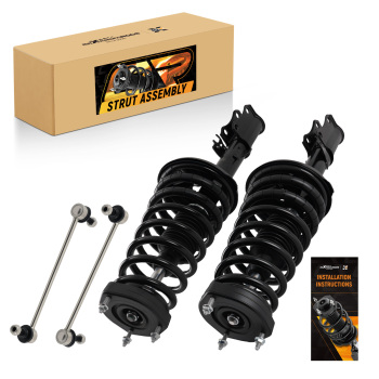 maXpeedingrods 4Pcs Rear Complete Struts & Sway Bar Links for Toyota Camry 2002-2003