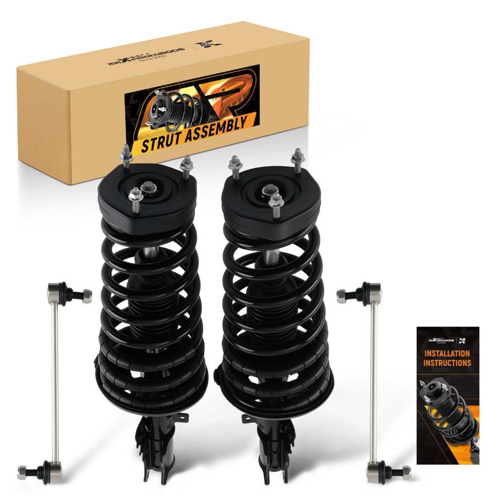 maXpeedingrods 4Pcs Rear Complete Struts & Sway Bar Links for Toyota Camry 2002-2003