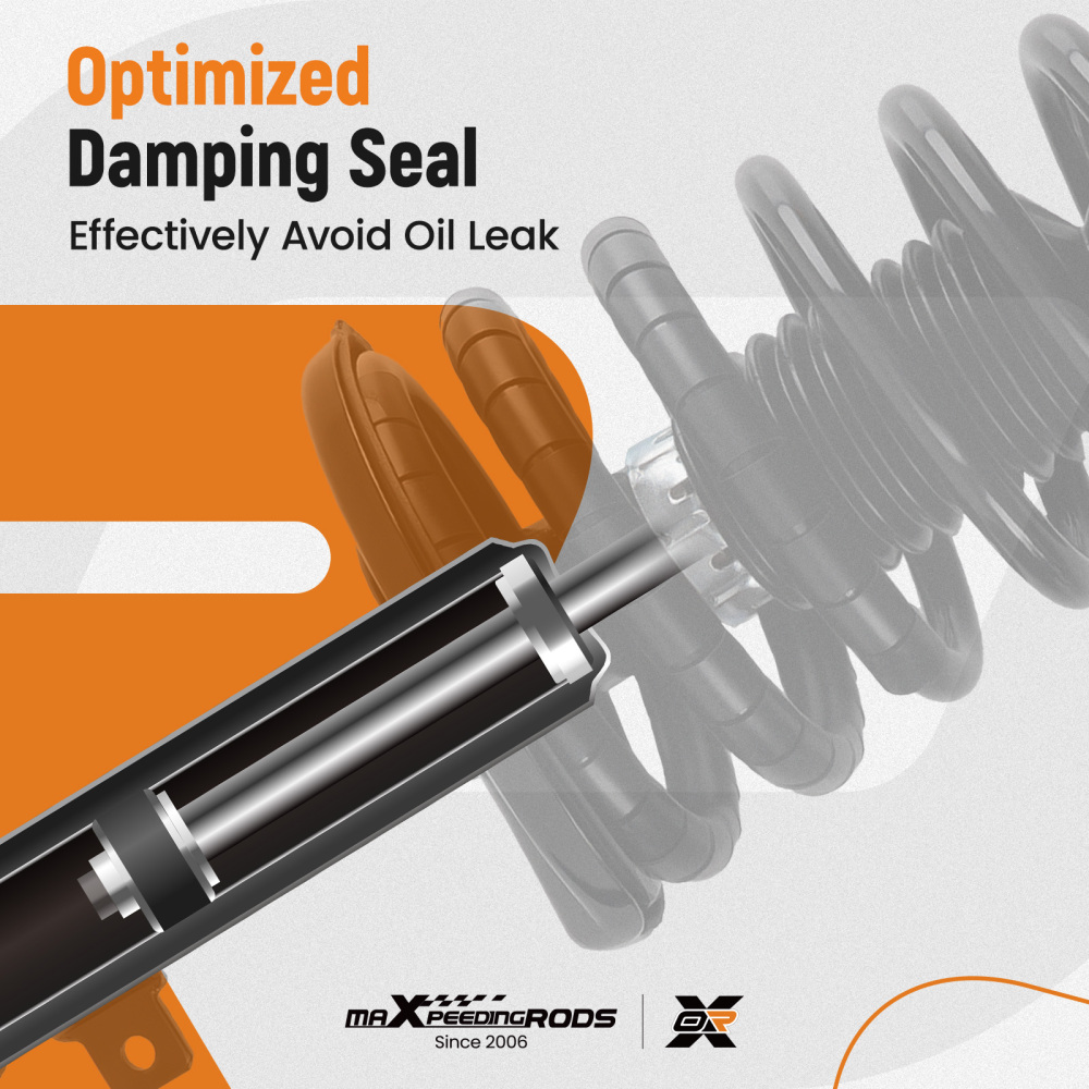 maXpeedingrods 4Pcs Rear Complete Struts & Sway Bar Links for Toyota Camry 2002-2003