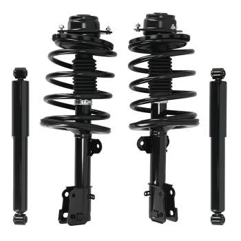 FrontRear Complete StrutsCoil Springs compatible for Chrysler Grand Voyager 2000