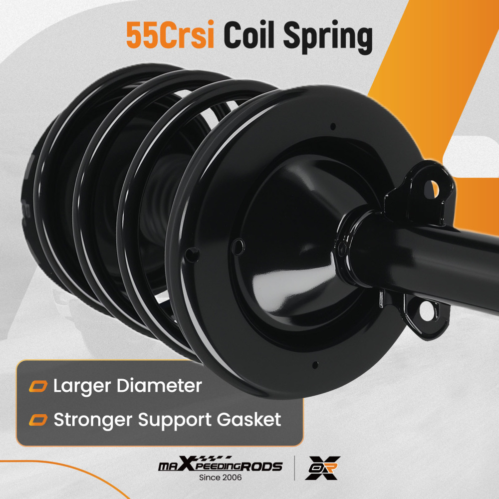 FrontRear Complete StrutsCoil Springs compatible for Chrysler Grand Voyager 2000