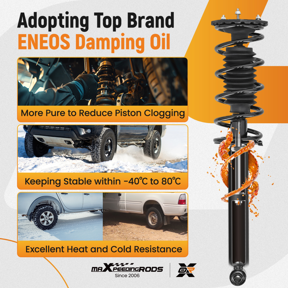 2pcs Rear Complete Struts Coil Spring Assembly compatible for Chevrolet Cavalier 1995-2005