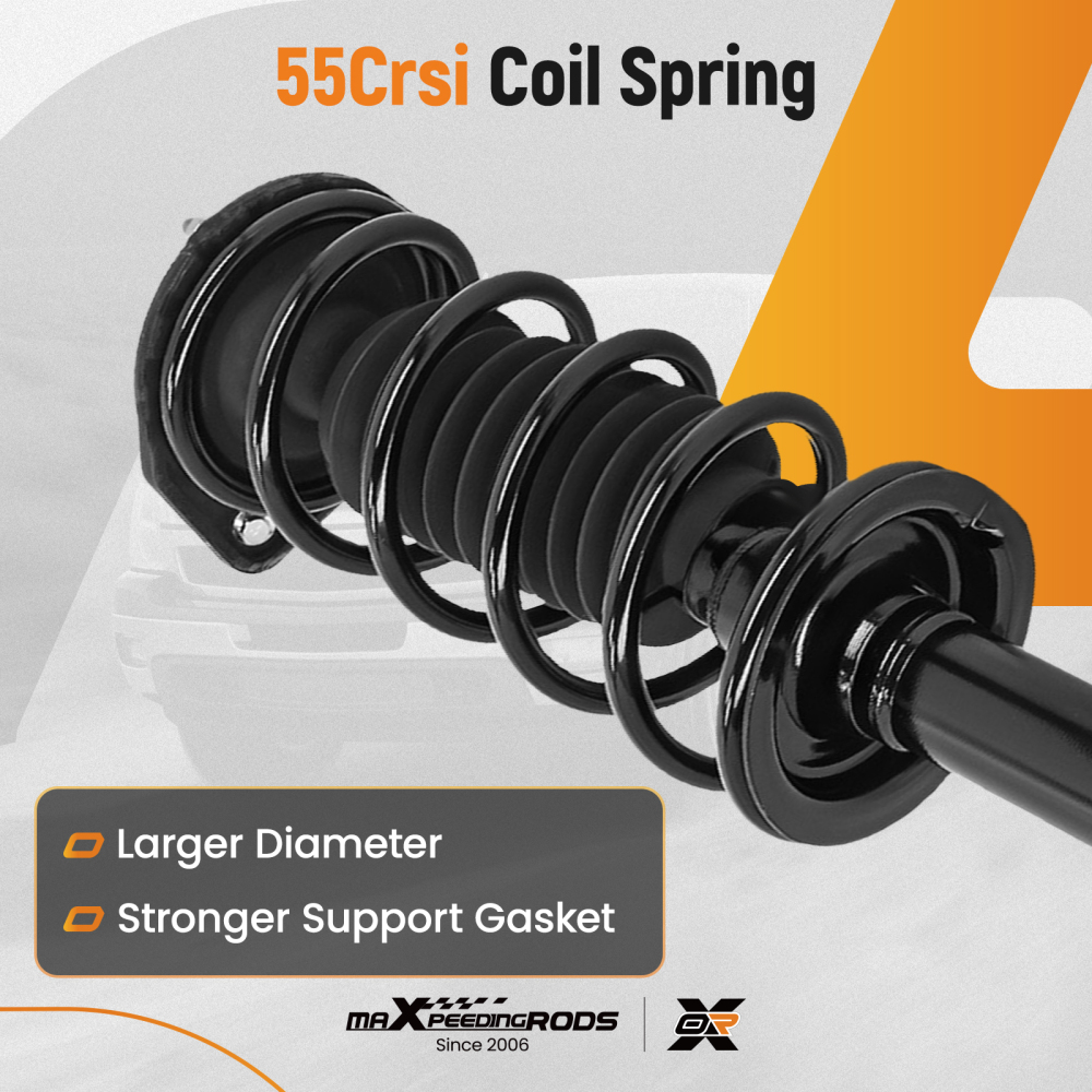 2pcs Rear Complete Struts Coil Spring Assembly compatible for Chevrolet Cavalier 1995-2005