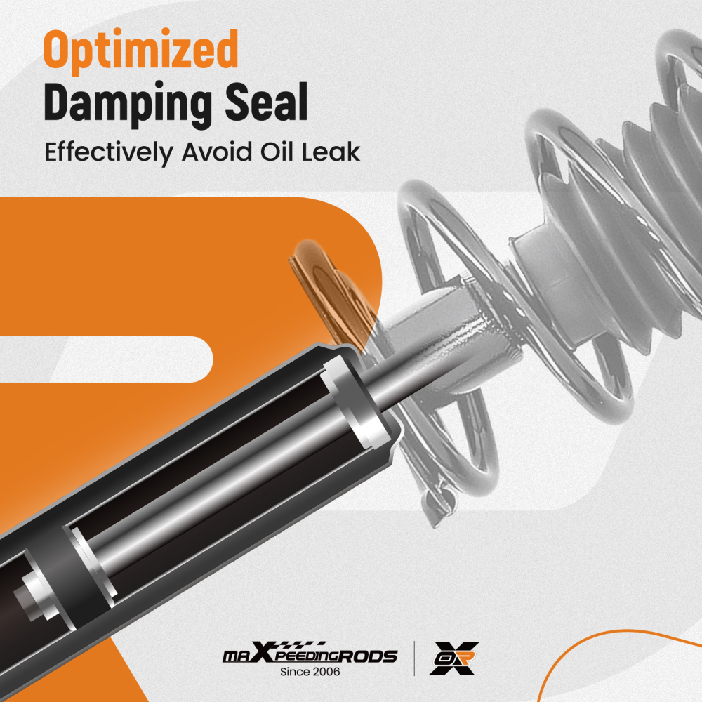 2pcs Rear Complete Struts Coil Spring Assembly compatible for Chevrolet Cavalier 1995-2005