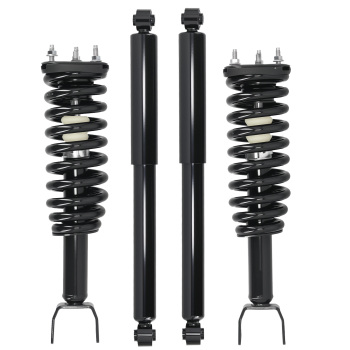 Front Rear Complete Shocks Struts Coil Spring compatible for Dodge Dakota 2005-2009 4WD