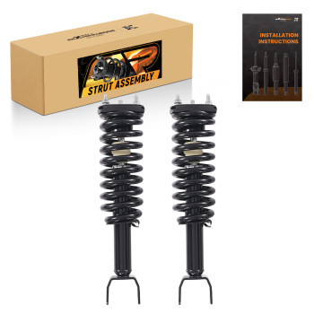 2pcs Front Struts w/ Coil Springs Suspension compatible for Dodge Dakota 2005-2009 2WD