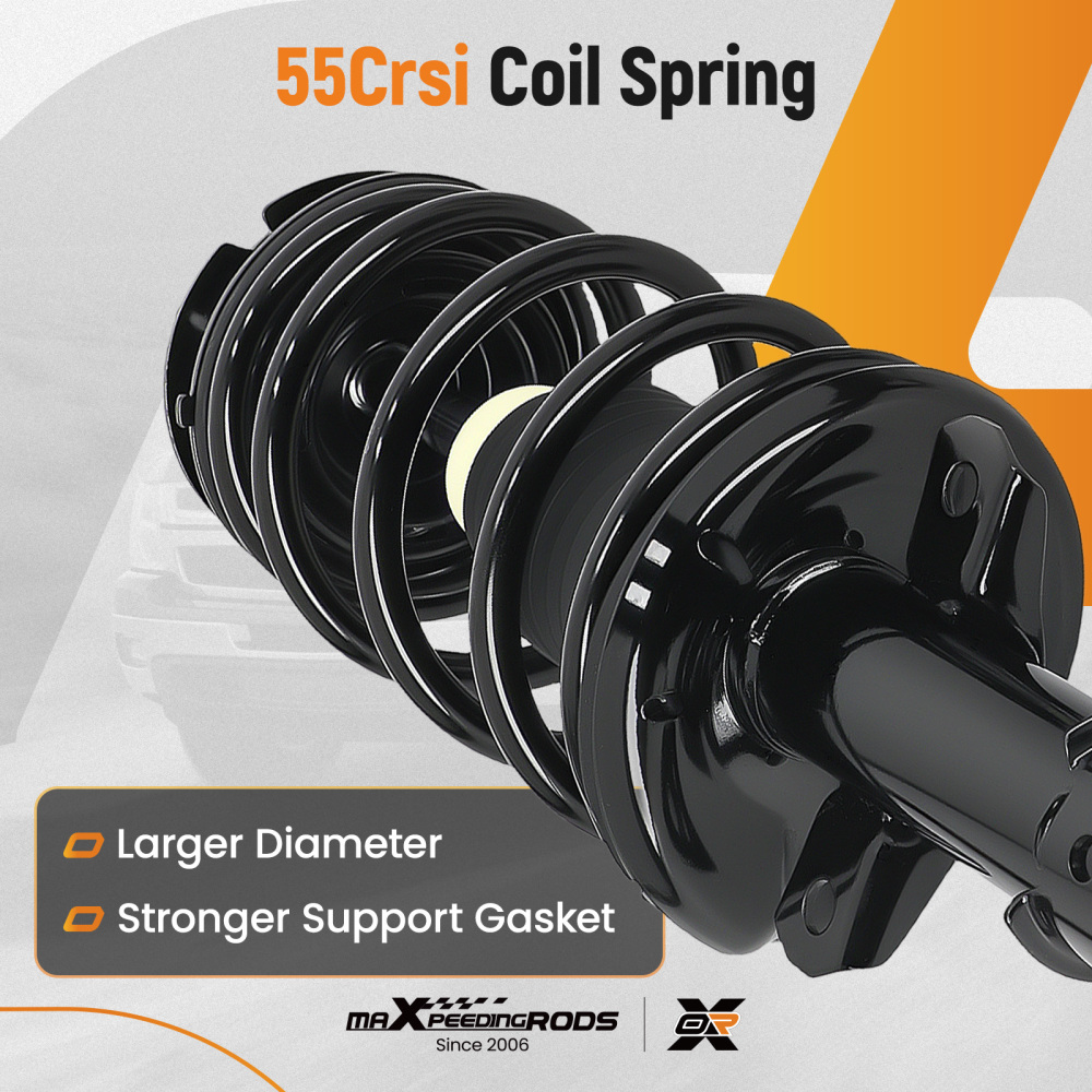 2X Front Complete Shocks Struts w/ Coil Spring 172203 For 2003-2007 compatible for Saturn Ion