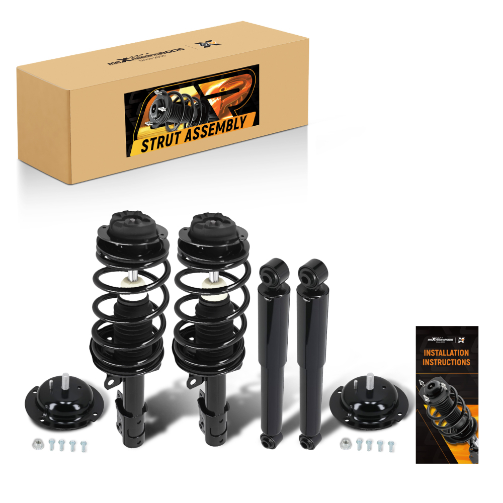 Front Complete Strut AssembliesRear Shocks for 2003-2007 compatible for Saturn Ion 2.2L 2.4L