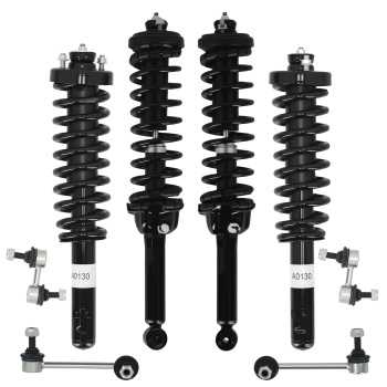 8x compatible for Honda CR-V 1997-2001 Quick Front Complete Struts Sway Bars Kit 171583R