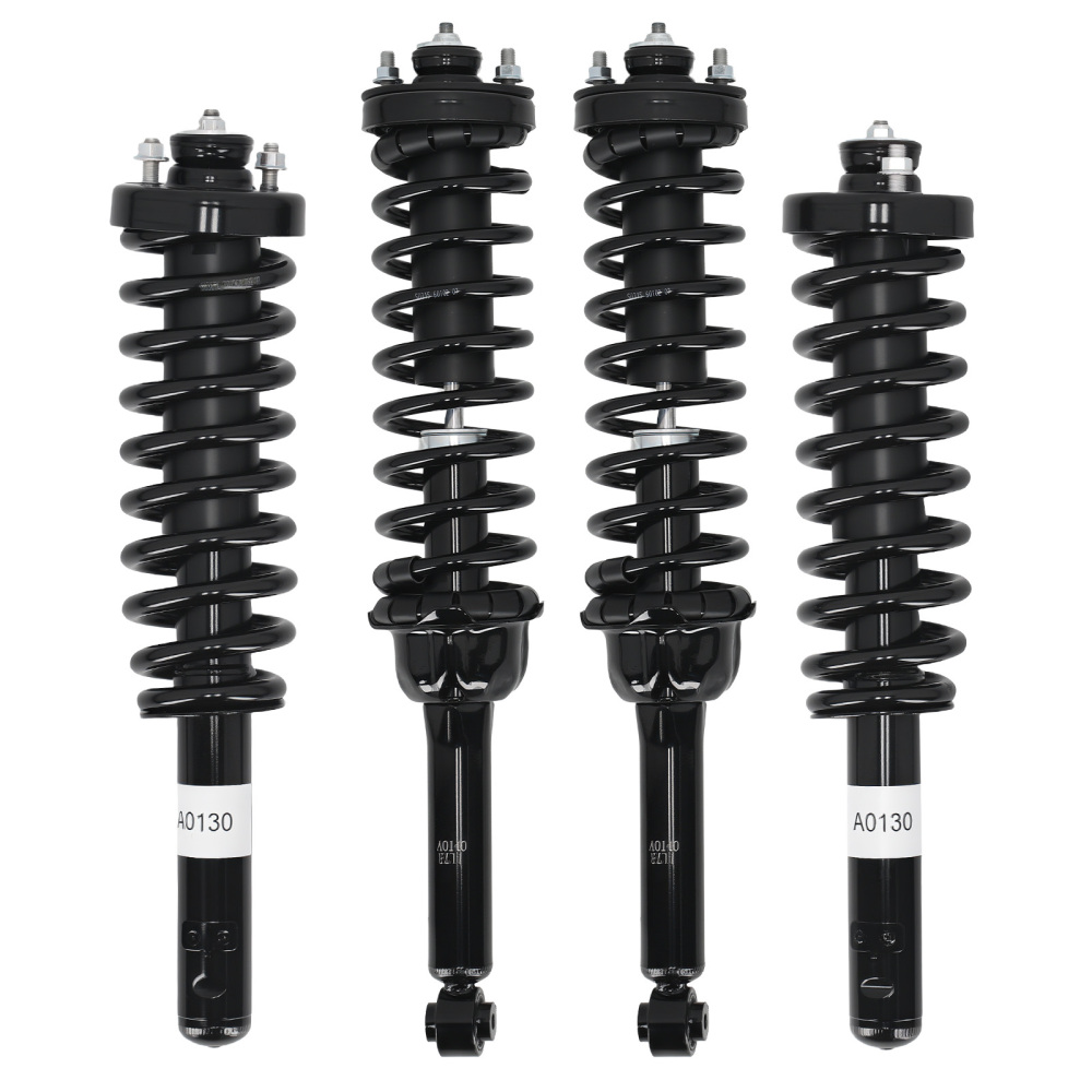 Set 4 Front Rear Complete Shocks Struts Assembly For 1997-2001 compatible for Honda CR-V CRV