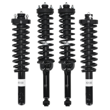 Set 4 Front Rear Complete Shocks Struts Assembly For 1997-2001 compatible for Honda CR-V CRV