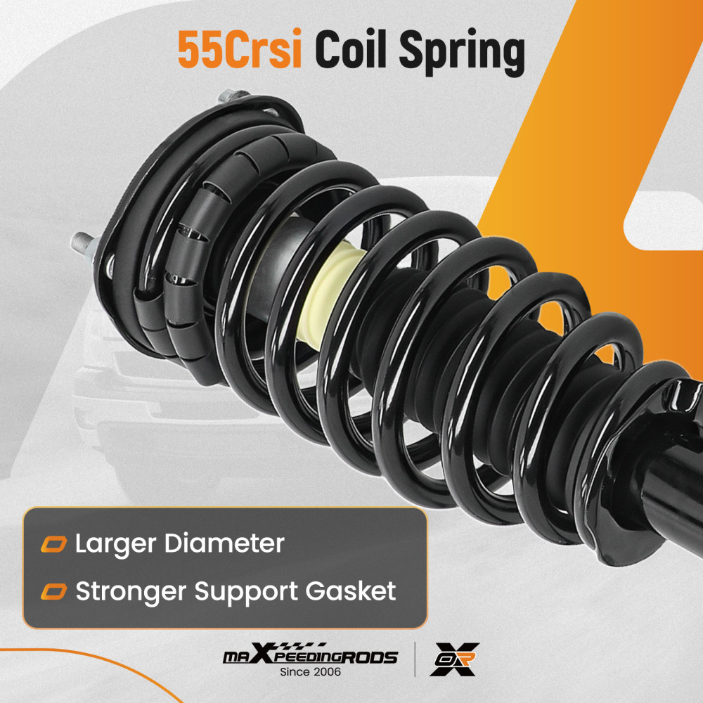 2pcs Front Struts w/Springs Suspension compatible for Kia Optima Magentis 2001 - 2006