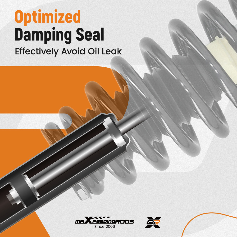 2pcs Front Struts w/Springs Suspension compatible for Kia Optima Magentis 2001 - 2006