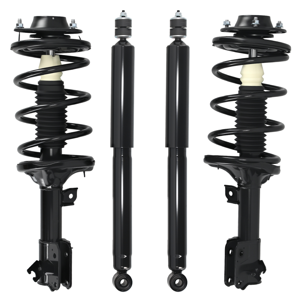 Front Rear Complete Shocks Struts Coil Spring compatible for Hyundai Santa Fe 2001-2006
