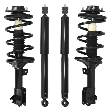Front Rear Complete Shocks Struts Coil Spring compatible for Hyundai Santa Fe 2001-2006