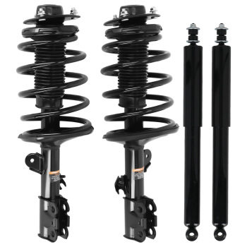 Front Complete StrutsRear Shock Absorbers For 1998-2003 compatible for Toyota Sienna FWD