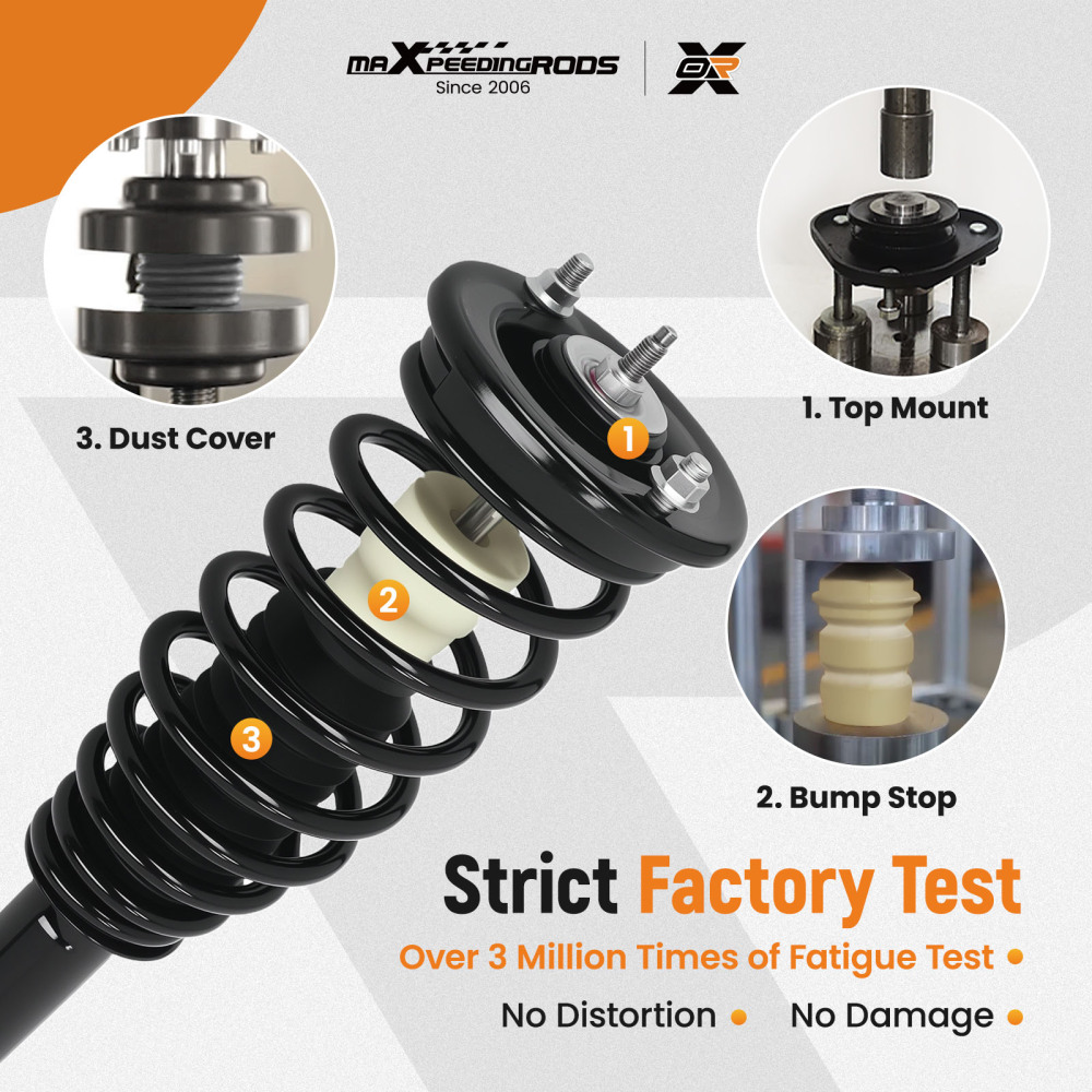 4X Suspension Rear Front Struts Assembly compatible for Mitsubishi Eclipse 2000-2005