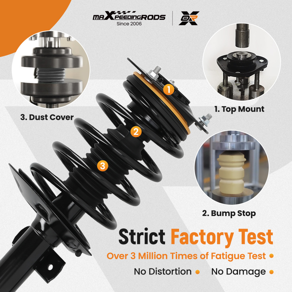 4PCS FrontRear Complete Struts Assembly For 2004-2007 2008 compatible for Pontiac Grand Prix